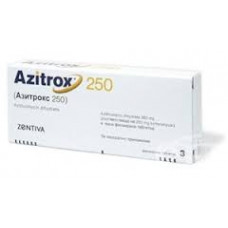 アジトロックス（アジスロマイシン250mg）６錠／Azitrox250<6tabs>