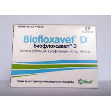 バイオフロキサベット（エンロフロキサシン50mg）20錠／Biofloxavet D 50mg flavour tablets