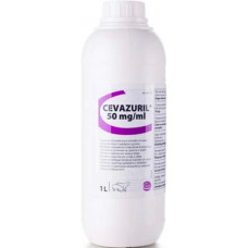 セバズリル（トルトラズリル5%)1000ml(1リットル）／CEVAZURIL 5 % Toltrazuril 1 liter Oral Solution