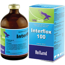 ジェネリックバイトリル＜インターフロックス＞10％注射液100ml／Interflox(Enrofloxacin 10%)100ml  injectable