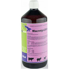 マクロチル（チルミコシン250mg / ml）240ml経口投与液／Macrotyl 250mg/ml Tilmicosin 240 ml Oral Solution