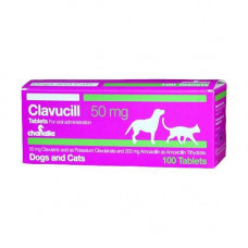 クラブシル（アモキシシリン、クラブラン酸）50mg100錠／CLAVUCILL 50mg100tabs