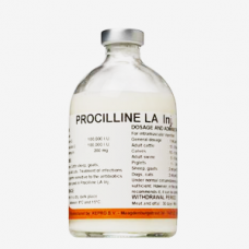 プロシリンLA（ペニシリン系）注射液100ml／Procilline LA injection 100ml