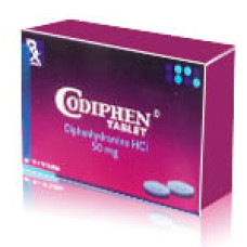 コディフェン（ジフェンヒドラミン50mg)100錠／CODIPHEN（Diphenhydramine50mg）100tabs