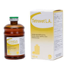 テラベットLA（オキシテトラサイクリン200mg/ml）100ml注射液／Teravet LA Injectable solution 100ml