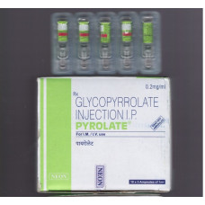 グリコピロレート0.2mg/ml注射液1ml×5本／Glycopyrrolate Injection 1ml×5ampoules