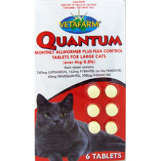 クオンタム大型猫用（４kg以上）６錠／Quantum Tablets for Large Cats over 4kg (8.8lb)6tabs