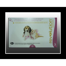レボリューション超超小型犬、猫用（2.5kg以下）6本 ／Revolution (Pink) For Puppies & Kittens 6pack