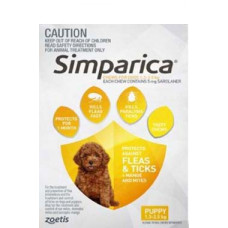 シンパリカ（1.3～2.5kg）６錠／Simparica 6tabs Yellow Puppy (1.3-2.5kg)