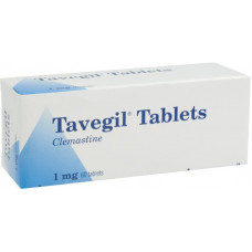 タベジール（フマル酸クレマスチン）1mg60錠／Tavegil, Clemastine1mg 60tabs