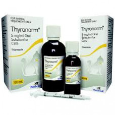 サイロノーム（チマゾール5mg/ml）100ml経口投与液＜猫用＞／Thyronorm5mg/ml, 100ml oral solution