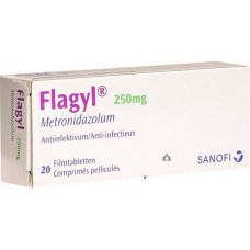 フラジール（メトロニダゾール）250mg20錠／Flagyl（Metronidazole250mg）20tabs antibiotic 