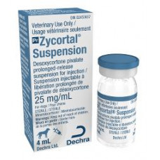 ザイコータル（デソキシコルチコステロンピバル酸エステル25mg/ml)4ml注射液3本セット／Zycortal 4ml injection×3bottles